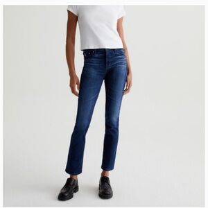 Ag Adriano Goldschmied Mari High Rise Slim Straight Leg Jeans